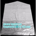 Clear Plastic Suit Garment Bag/Plastic Packing Bags for Clothes Dry Cleaning Shop, Crystal Clear LDPE Bag and Dry Cleaning Bags